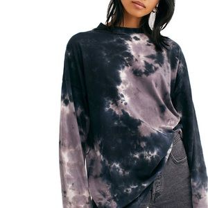 We the free tie-dye long sleeve t-shirt